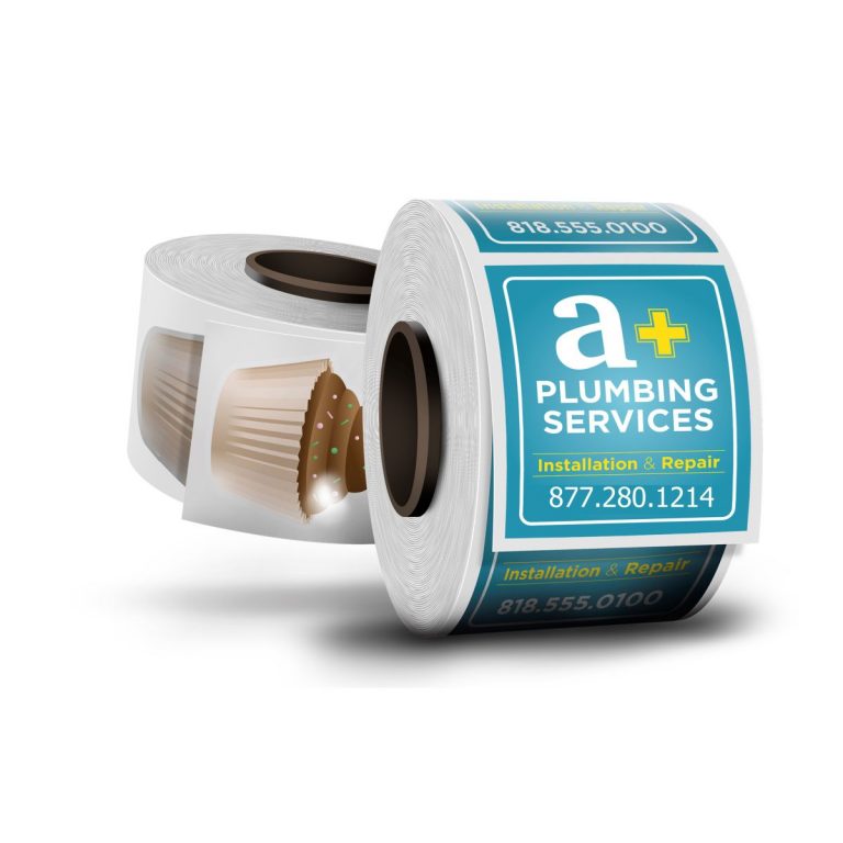 White BOPP Roll Labels Qualita Print